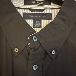 Tommy Hilfiger Navy Men's Button Down Shirt